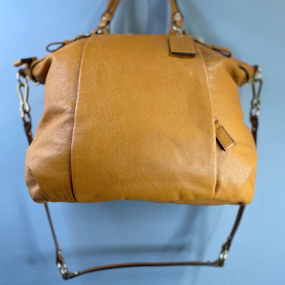 Coach Madison Leather Lindsey Satchel in
Saffron 18641 - Picture 4 of 14